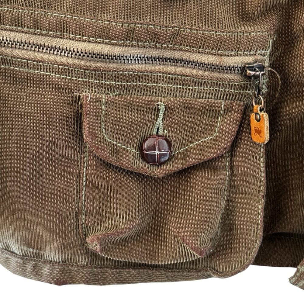 Vintage Men’s Parasuco Jeans Legend Brown Cord Utility Jacket Multi Pockets M - Picture 3 of 16